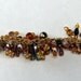 Fall Inspired Fire Polished and Czech Glass Bead Charm Bracelet