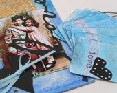 Sweetheart Gift Tags in Olympian Blue Set of 8 Plus 1 Large