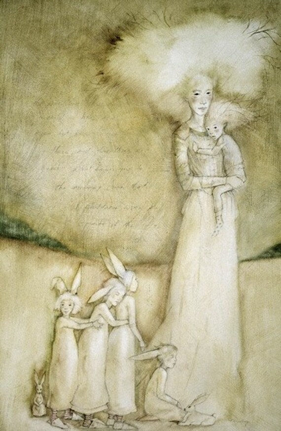 Mother Nature (original painting, framed)