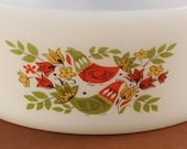 Arcopal French Hens Provincial Partridge Bird Casserole Dish 1 qt Vtg