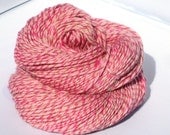 Peppermint - 2.85 ounces Handspun Worsted Weight  Yarn 190 yards