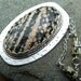 Starry Night Obsidian Sterling Silver Necklace