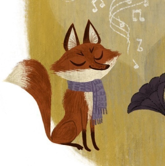 foxy music print