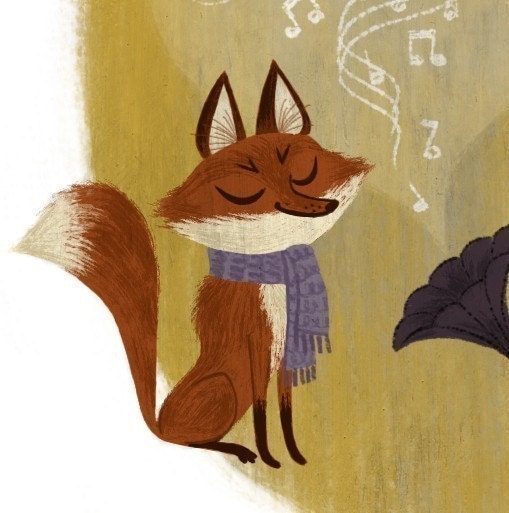 foxy music print