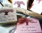 Spring Haiku in Central Park - Accordian Zine - New York City - Poetry