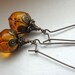 Amber Earrings, Dangle Earrings