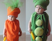 Kids Costumes Childrens Costumes Twin Costumes Halloween Costumes Peas and Carrots