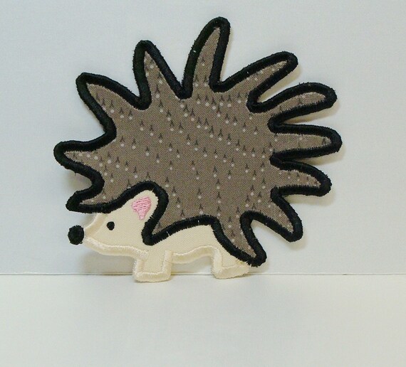 Hedgehog Patch Embroidered DIY Clothing Applique Sew on-100220