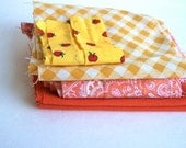 Fabric Scrap Pack - Orange and Yellow