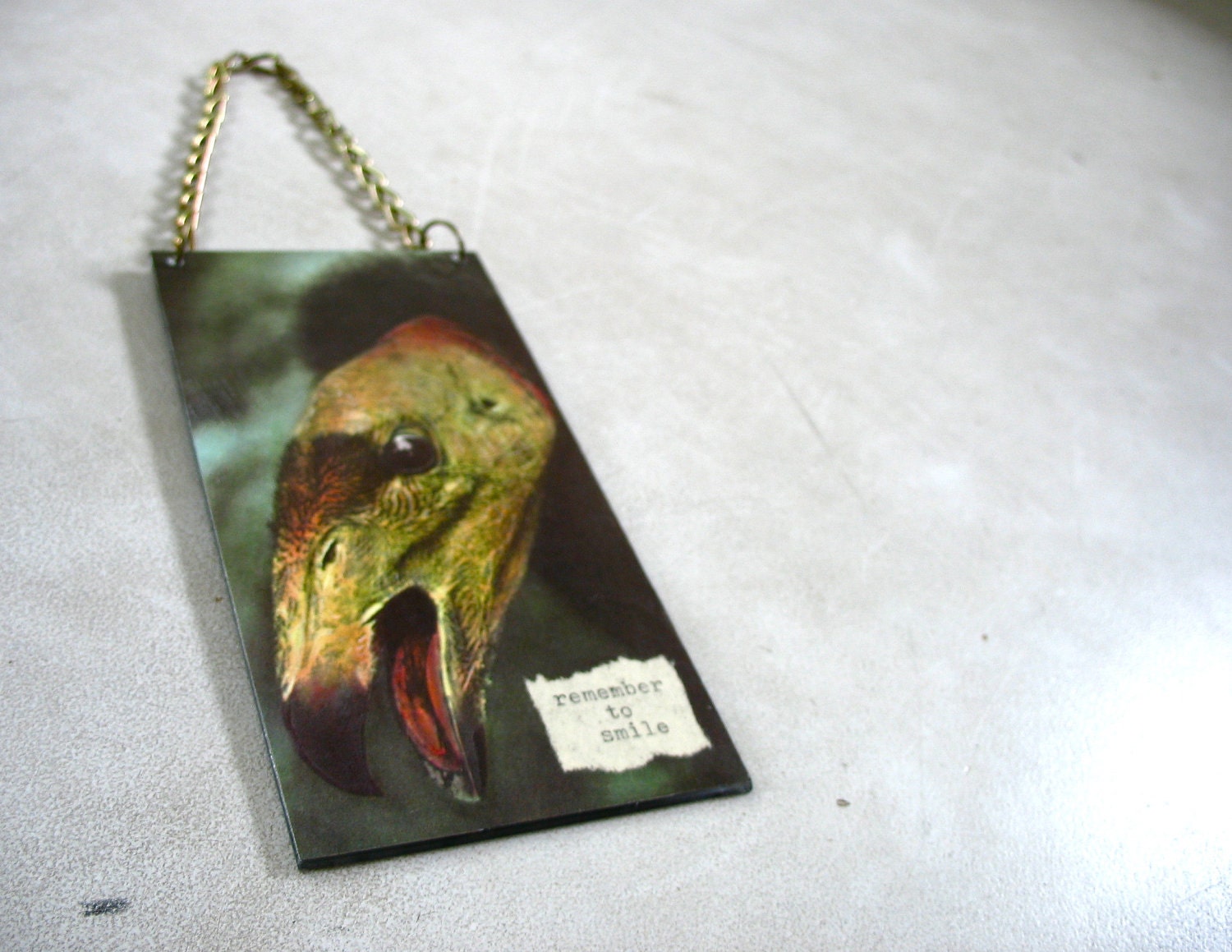 Vulture Art Wall Decor RECYCLEry Eco Friendly Upcycled