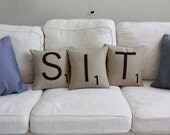 SIT Letter Pillows - CASES ONLY