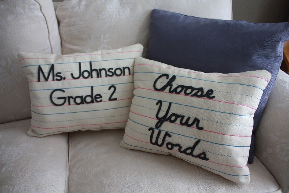 Penmanship Pillows - Create Your Own
