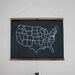 Chalkboard United States Map - SMALL SIZE