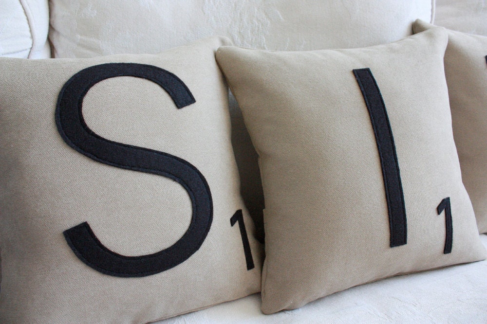 SIT Letter Pillows - Inserts Included