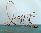 Wire LOVE, wedding cake toppers, wedding decorations, wedding centerpieces, wedding cakes