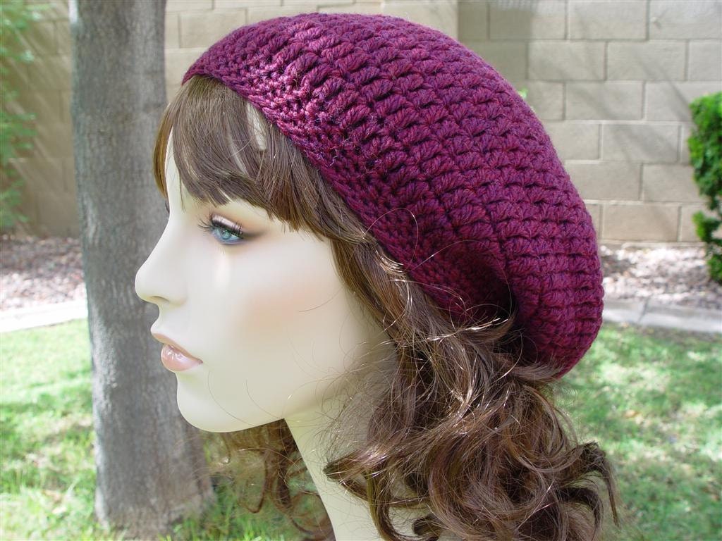 PDF Crochet Pattern - Simple Slouch Beanie