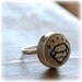 Embroidered Diamond Handmade Ring in Sterling Silver (custom sized, just for you)