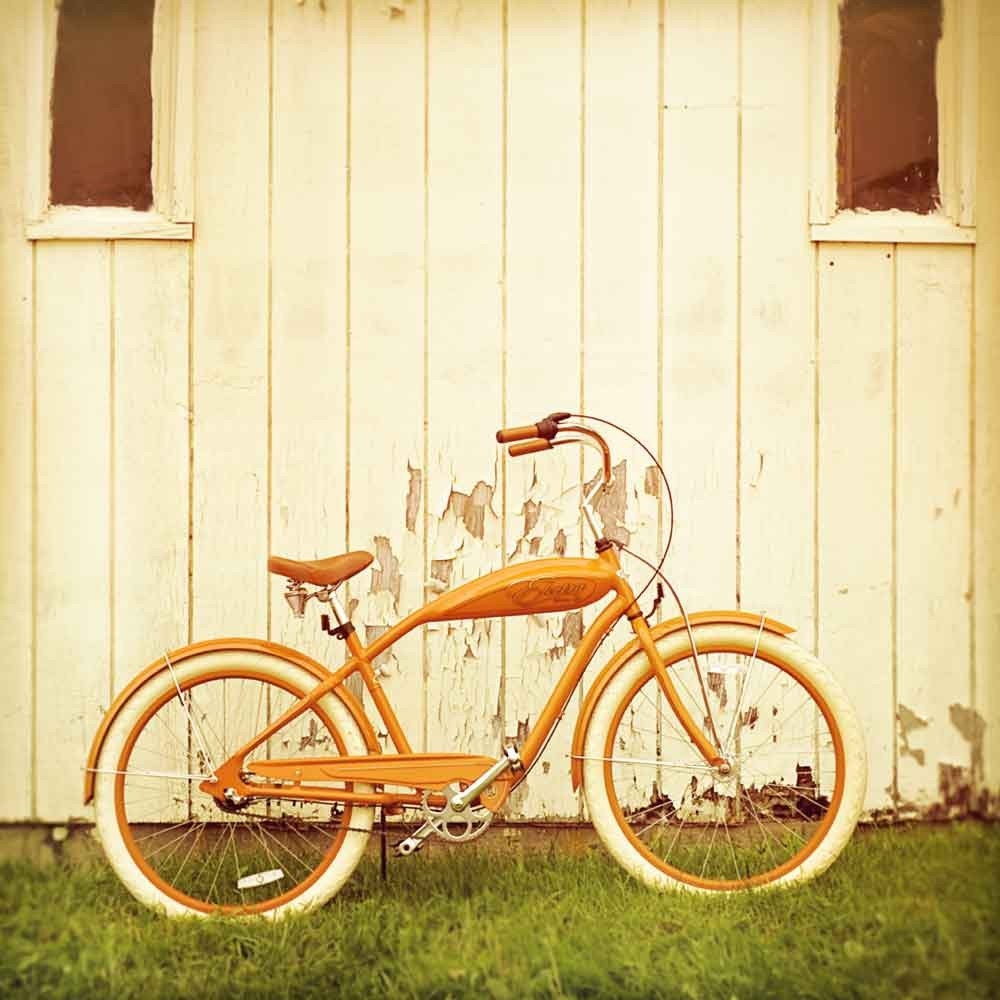 As Seen In Target Stores, Bike Photo, Wall art, home decor, Autumn, Orange art - 10x10