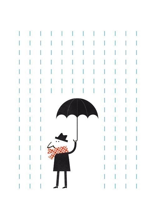 It's raining. (Mr.)