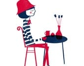 Parisienne print