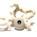 Riveted Beach Stone - Genuine Drilled Pebble - Lake Rock Wheel Donut Jewelry Bead - "Purity" by StoneMe