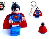 8 GB USB Stick in Lego Minifigure Keychain Superhero
