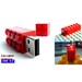 2GB USB Flash Drive Brick 2x3-1 LED-Brick 6 available colours