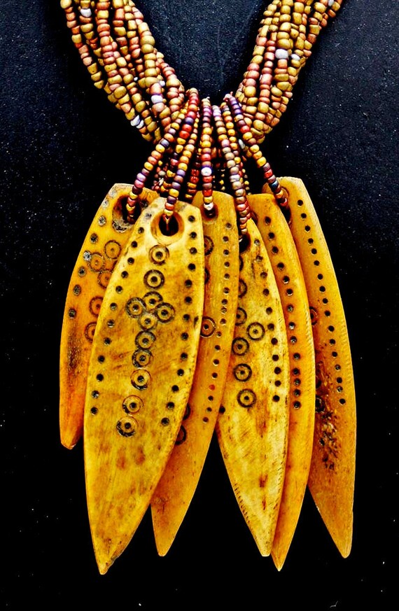Vintage African Shamans'  Sticks and Beads