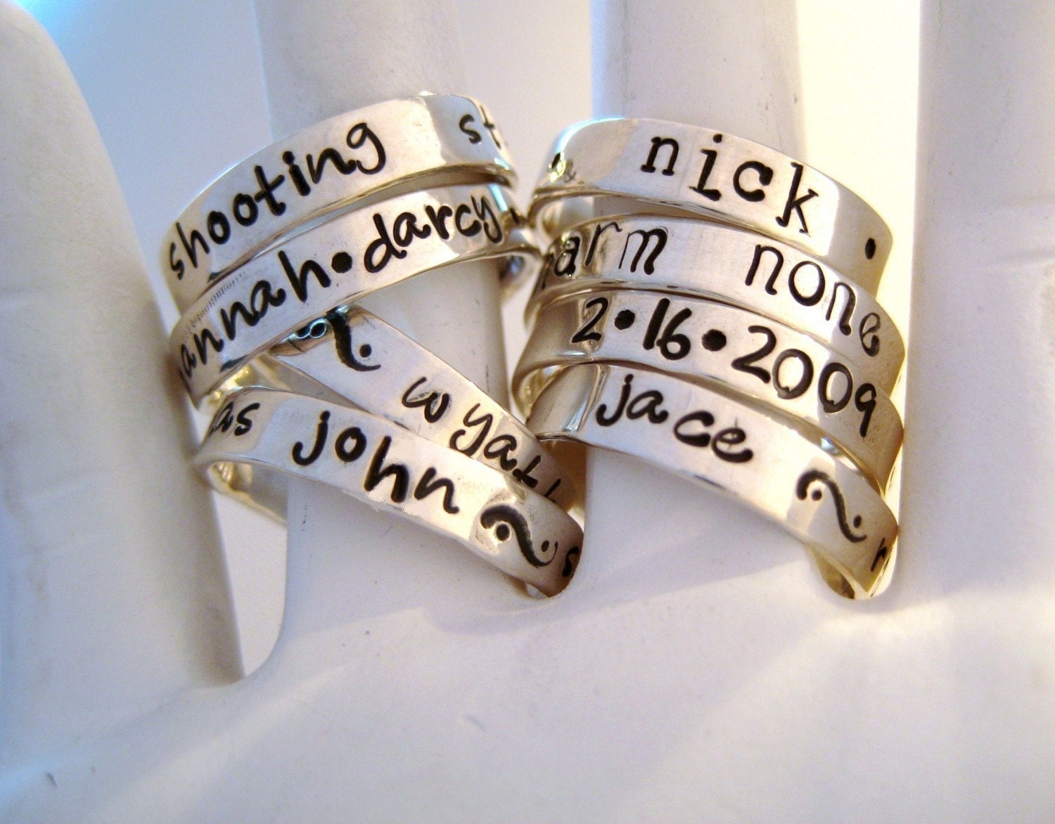 Personalized Sterling Silver Ring