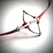 Sterling Katniss - Hunger Games linen bracelet