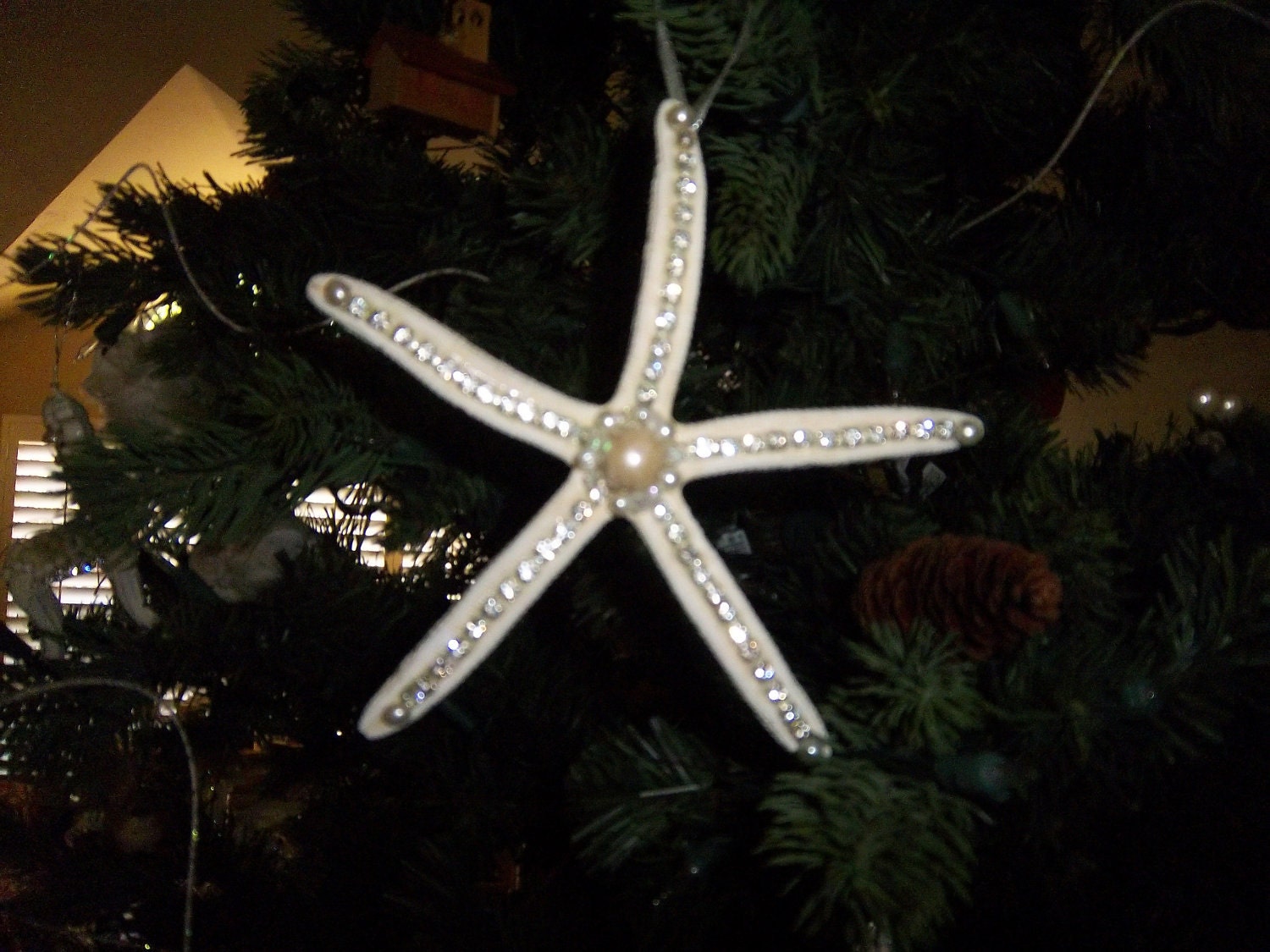 Beach Decor- Pencil Star Fish Christmas Ornament