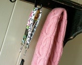 Oilcloth key fob key chain free shipping