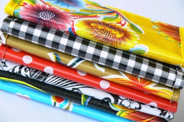 Oilcloth Checkbook Cover - Free Shipping