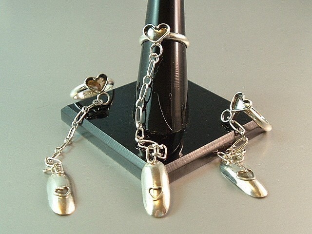 20% off coupon code SUMMERSALE Slave Nail Ring
