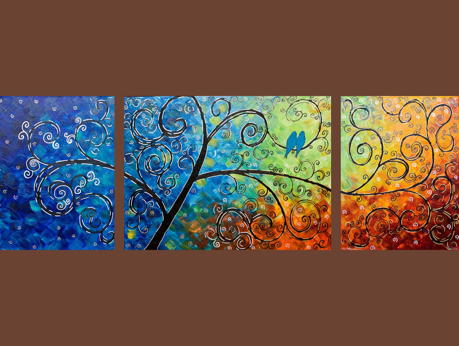 Custom Painting for Bina "Tree of Life" by QIQIGALLY