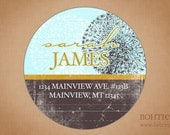 Dandelion Custom Address Labels or Stickers