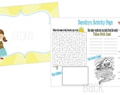 Set of 12 Wizard of Oz Party Activity Placemats Il_170x135