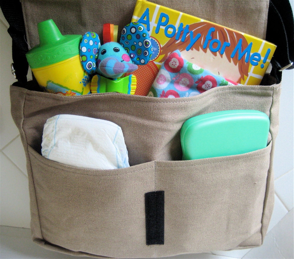 Black Sock MONKEY Portraits MESSENGER Book Laptop Diaper BAG