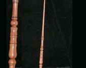 TEAK Handmade MAGIC WAND, Wicca, Pagan, Fairy, Wizard, Druid
