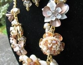 Bursting forth into bloom...Enamel and Beaded Flowers