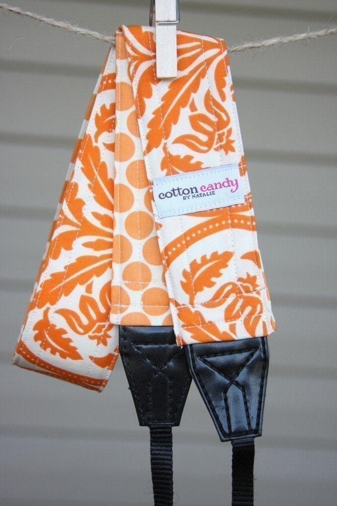 Orange You Glad Reversible Camera Strap