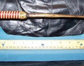 Custom Wrapped House Wand- Gryffindor Burgandy and Gold 12 1/2 in.