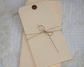 Extra Large Manila Shipping Tags - bundle of 10