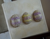 Gilded Easter Eggs - Mixed Media Art