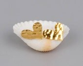 Gold Hearts Stud Earrings - Little Gold Hearts Earrings