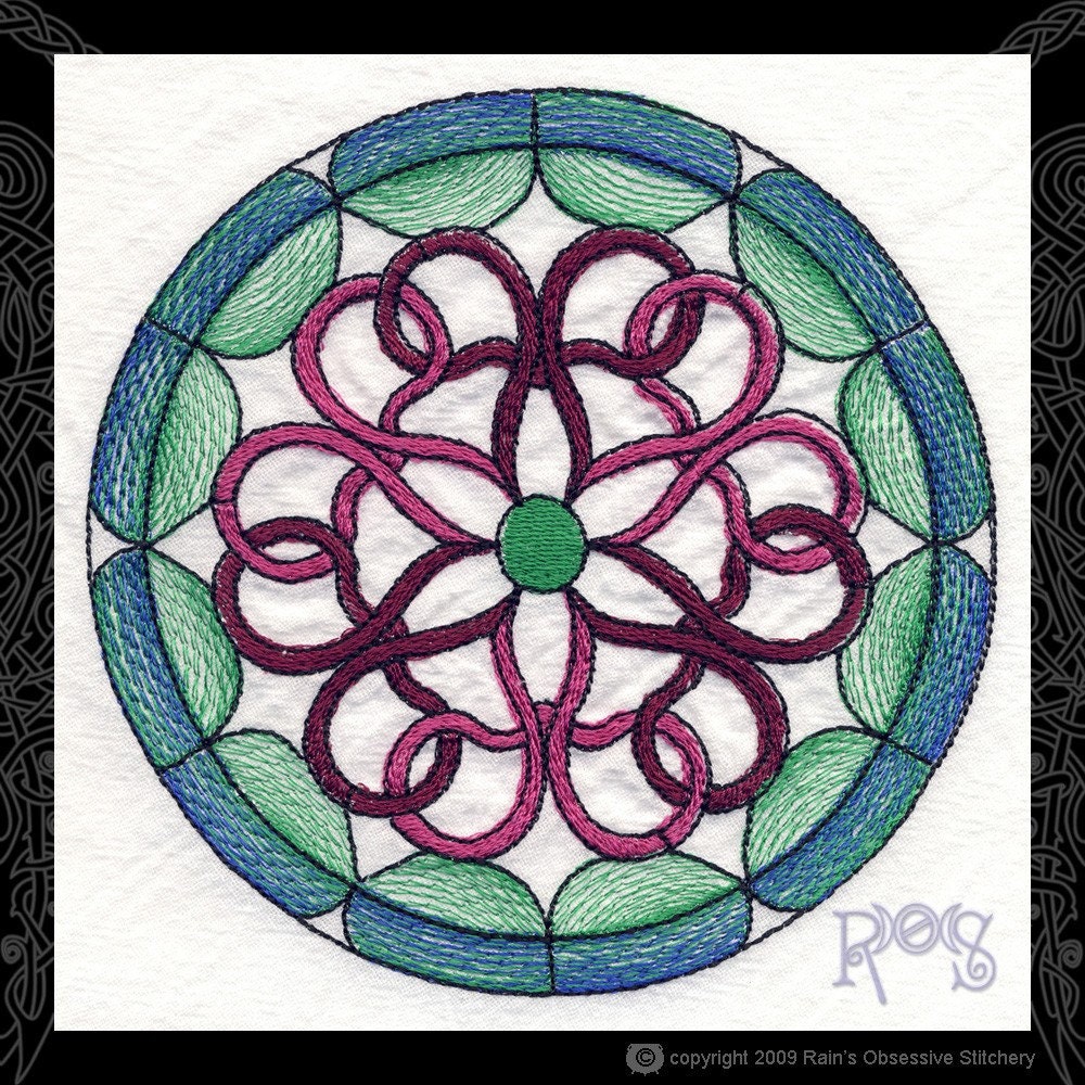 Embroidered Mandala Flour Sack Towel - Cupid's Giftwrap