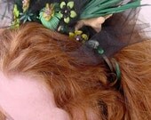 Sod Off camo statement headpiece . psycho surly party ooak