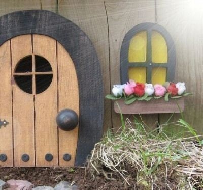 Gnome, Fairy, Faerie, Elf, window