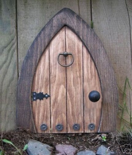 Gnome doors, Fairy Doors, Faerie Doors, Elf Doors, 9 inch.