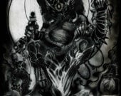 Dark Ganesha 11 x 17 inch print by Jesse Lindsay